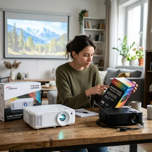 Kies je beamer eerst op gebruik en ruimte