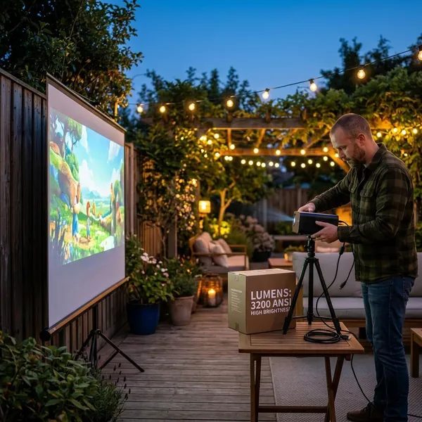 Waar let je op bij een beamer voor buiten
