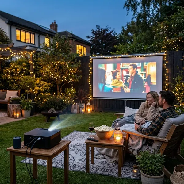 Is een mini beamer goed genoeg voor buiten