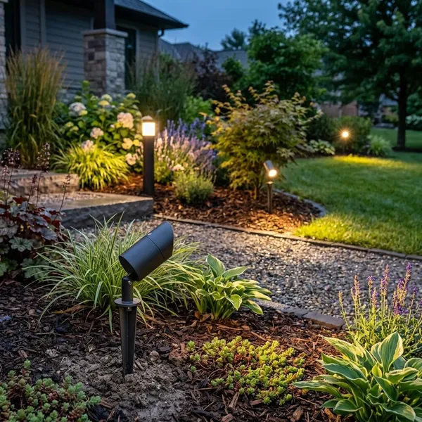 How to Install a Ground Spike for Garden Lighting