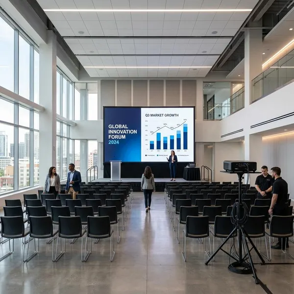 groot projectiescherm huren