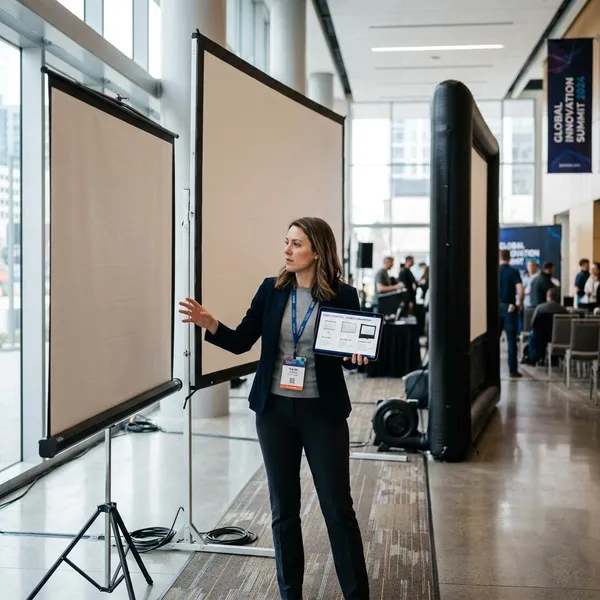 Waar let je op vóór je een groot projectiescherm huurt