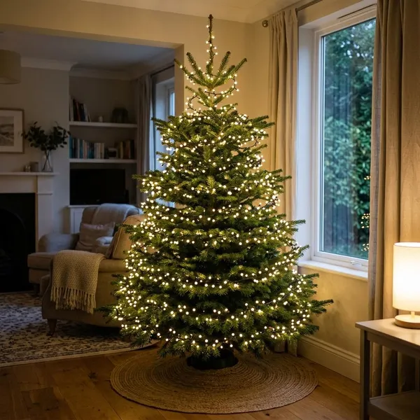 hoeveel meter lichtsnoer kerstboom