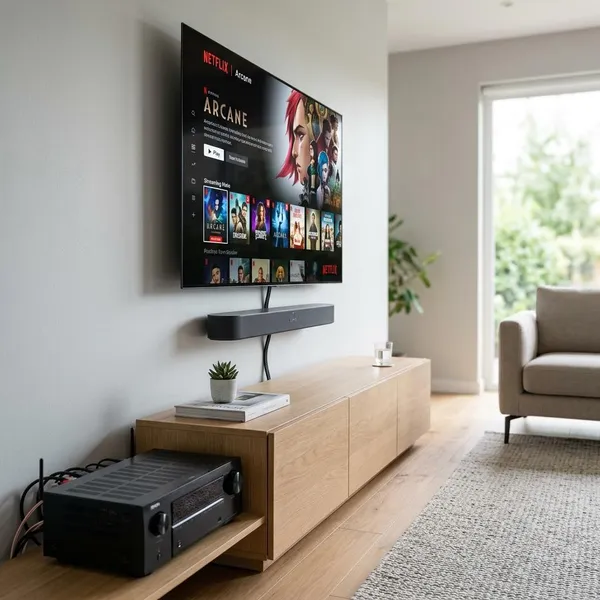 Soundbar via HDMI ARC op een receiver aansluiten