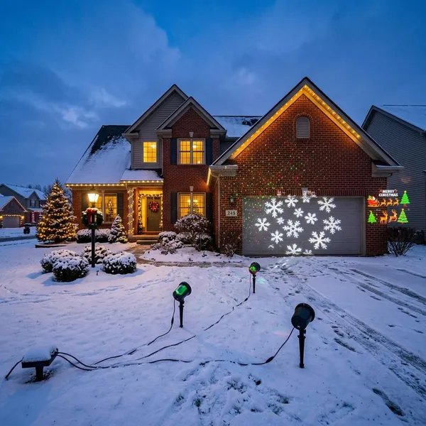 Waarom kiezen voor een kerst projector buiten