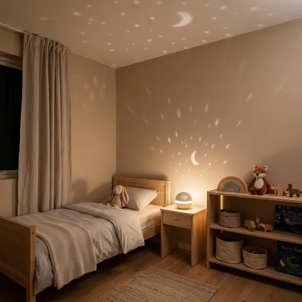 Zo gebruik je een projector nachtlampje zonder onrust
