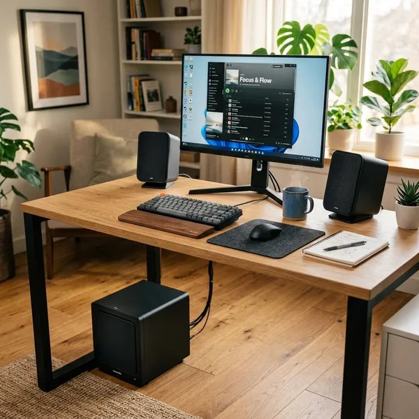 pc speakers met subwoofer