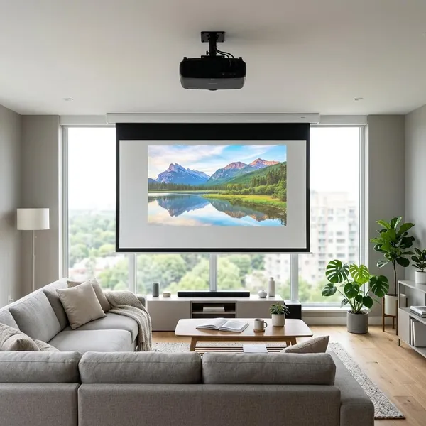 projectiescherm plafond