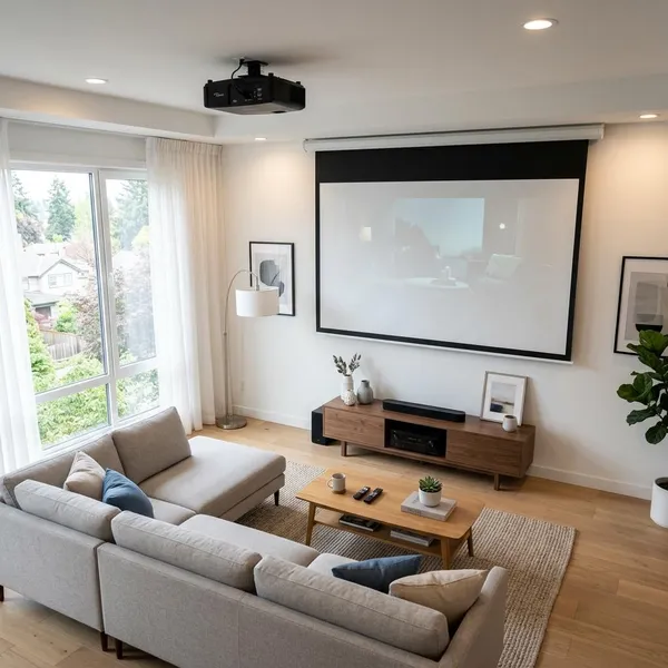 Projectiescherm plafond monteren: waar moet je op letten?