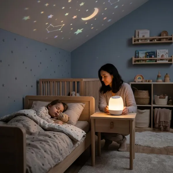 Helpt een projectorlamp kinderen beter slapen
