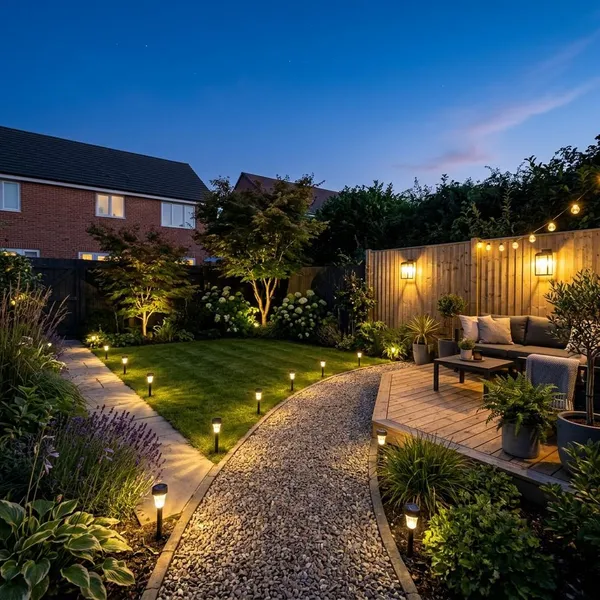 De beste plek voor solar tuinverlichting