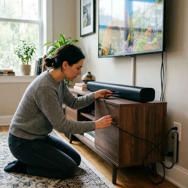 soundbar gaat niet aan