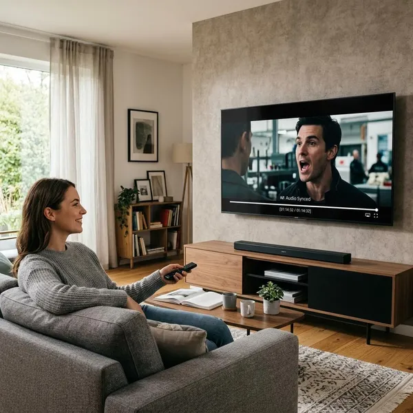 Beste aansluiting tegen audiovertraging