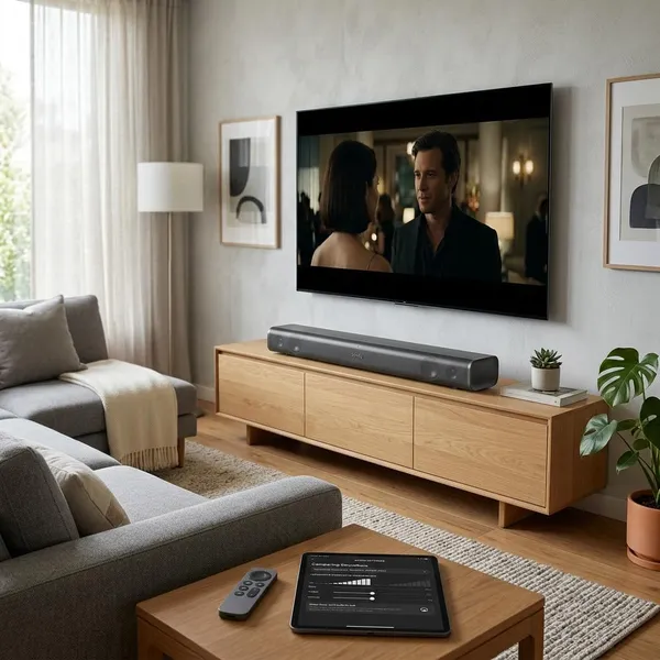 soundbar met ingebouwde subwoofer