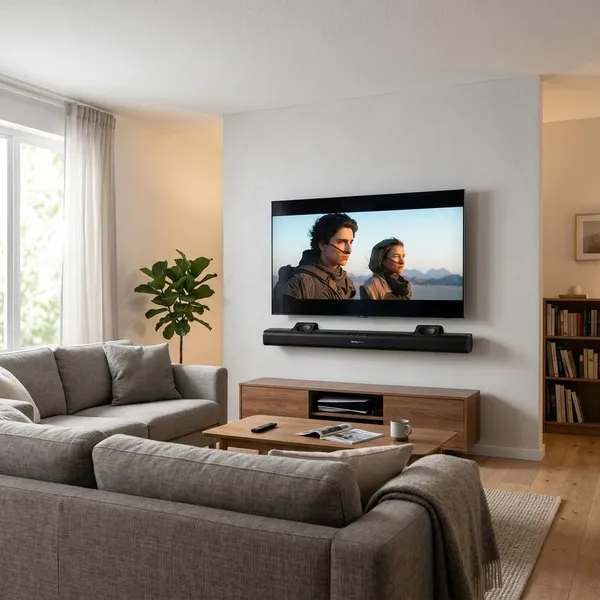 Ruimte tussen soundbar en tv