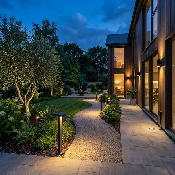 Welke plekken verlicht je met stroom in de tuin