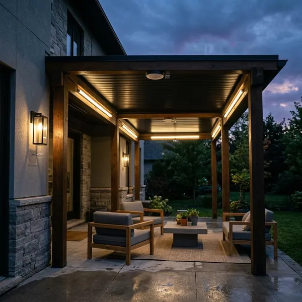 How Many Lights Does a Covered Patio Need