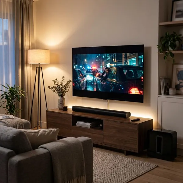 tv met soundbar