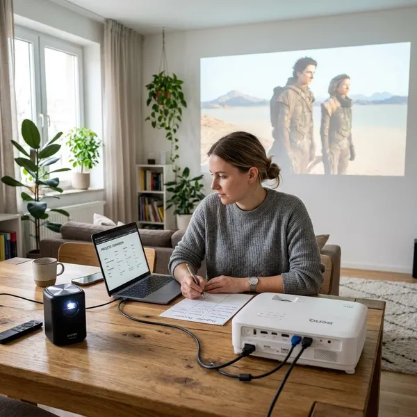 wat is het verschil tussen een beamer en een projector