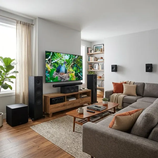 Hoe een home cinema set werkt