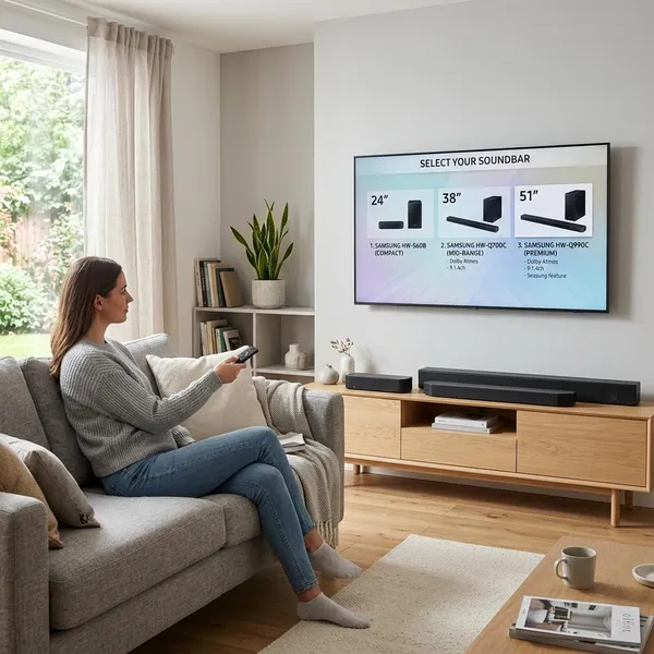 Welke soundbar past meestal het best bij een Samsung TV